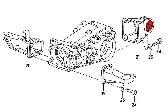 Audi Quattro Rear Differential Mount - Audi B3/B4 Coupe
