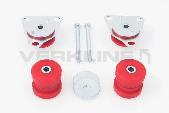 Front polyurethane subframe bushings for Audi 100 / S4 / S6 / UrS4 / UrS6 ( C4 ) STREET
