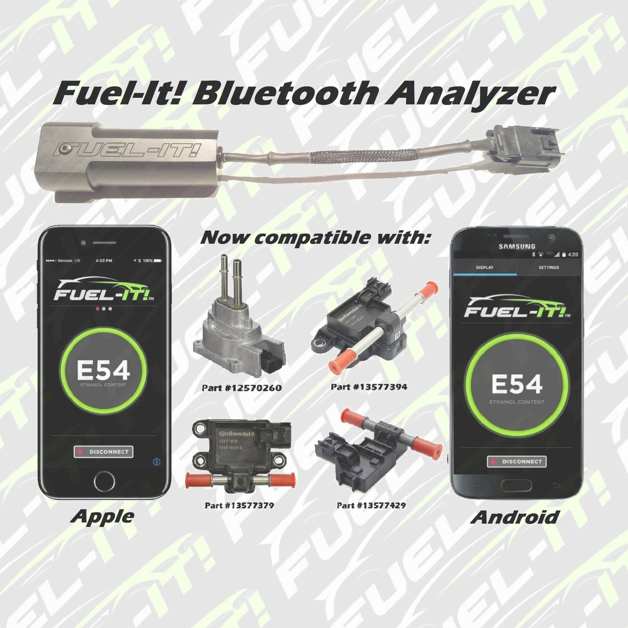 Fuel-It bluetooth flex fuel e85 alcohol content adapter